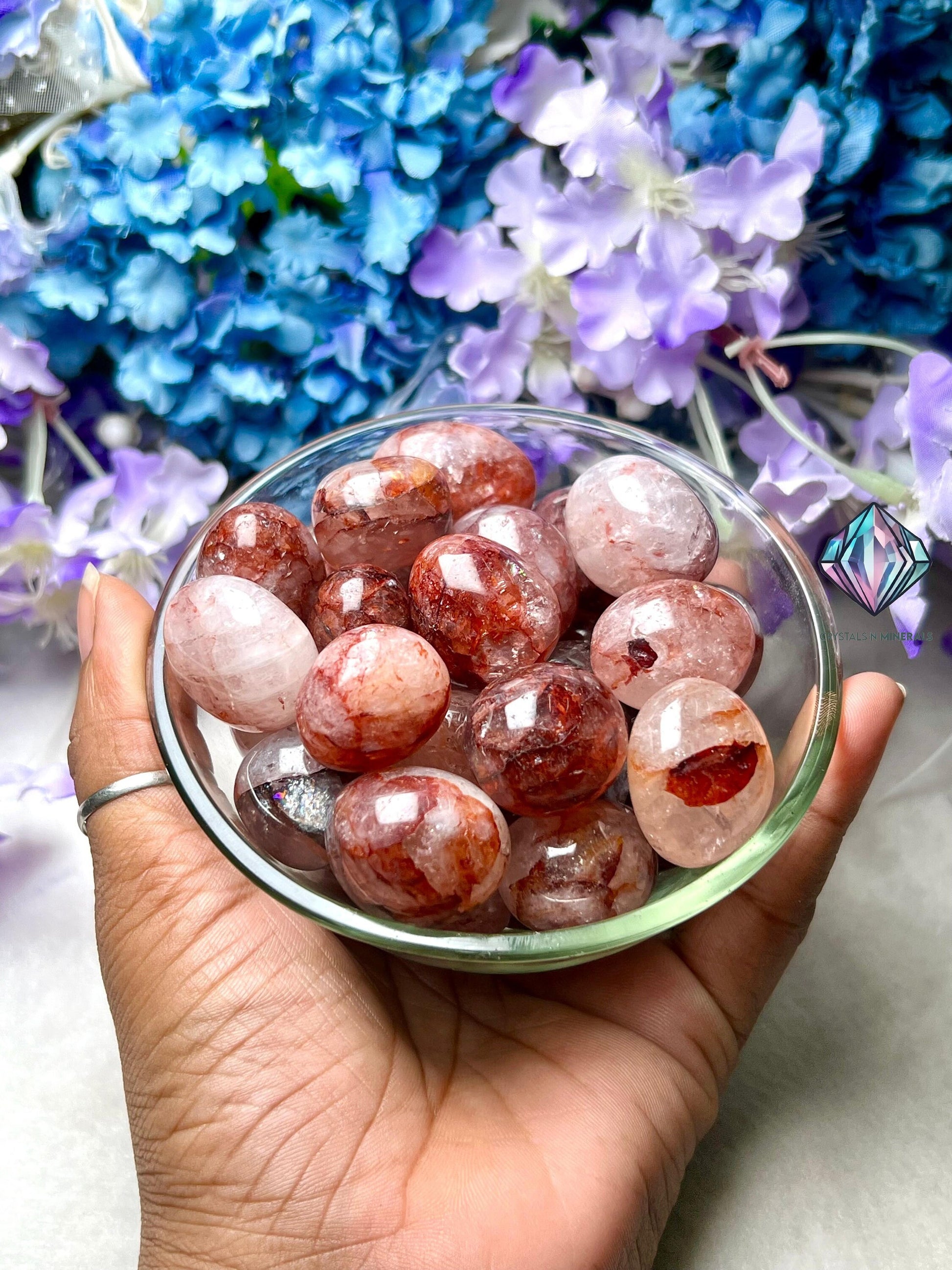 Lithium Quartz Stone Tumbled Stone - Spiritual Stone -Healing Crystals in pack sizes of 1,3,5, and 10 Pieces Quality AAAAA +++++