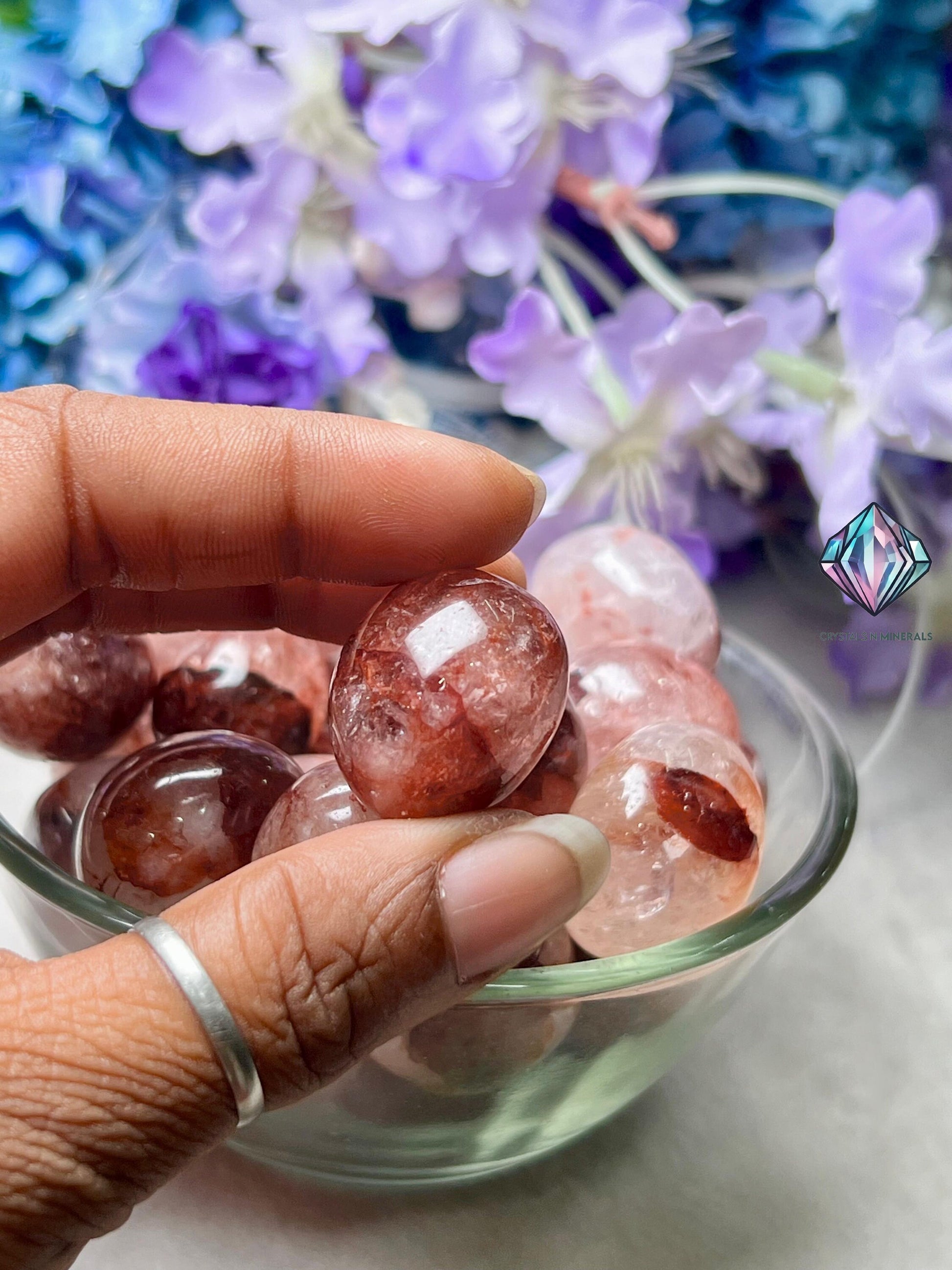 Lithium Quartz Stone Tumbled Stone - Spiritual Stone -Healing Crystals in pack sizes of 1,3,5, and 10 Pieces Quality AAAAA +++++