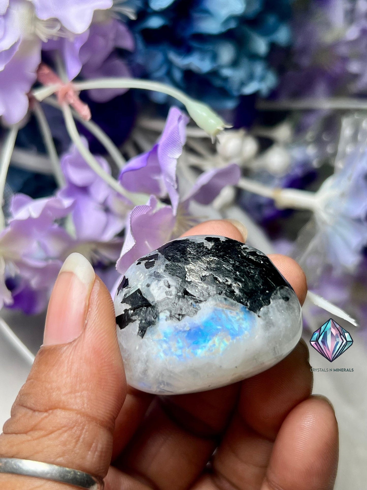 Rainbow Moonstone Stone Tumbled Stone - Spiritual Stone -Healing Crystals in pack sizes of 1,3,5, and 10 Pieces Quality AAAAA +++++