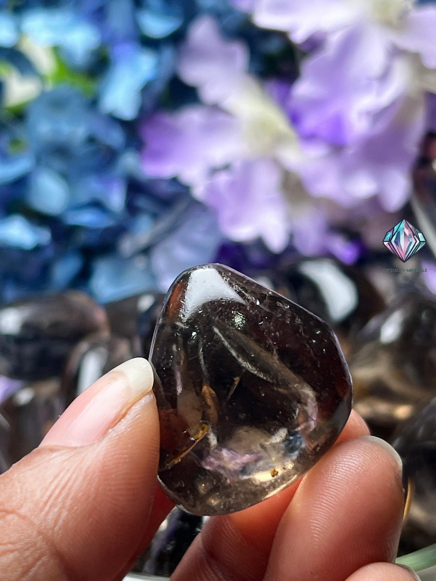 Smoky Quartz Stone Tumbled Stone - Spiritual Stone -Healing Crystals in pack sizes of 1,3,5, and 10 Pieces Quality AAAAA +++++