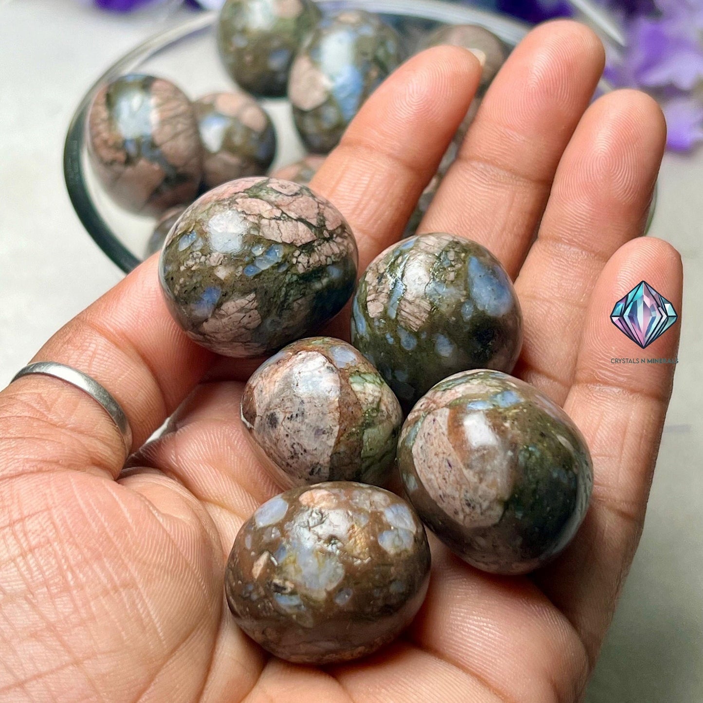 Liberate Que Sera Stone Tumbled Stone-Spiritual Stone- Healing Crystals in pack sizes of 1,3,5, and 10 Pieces Quality AAAAA +++++