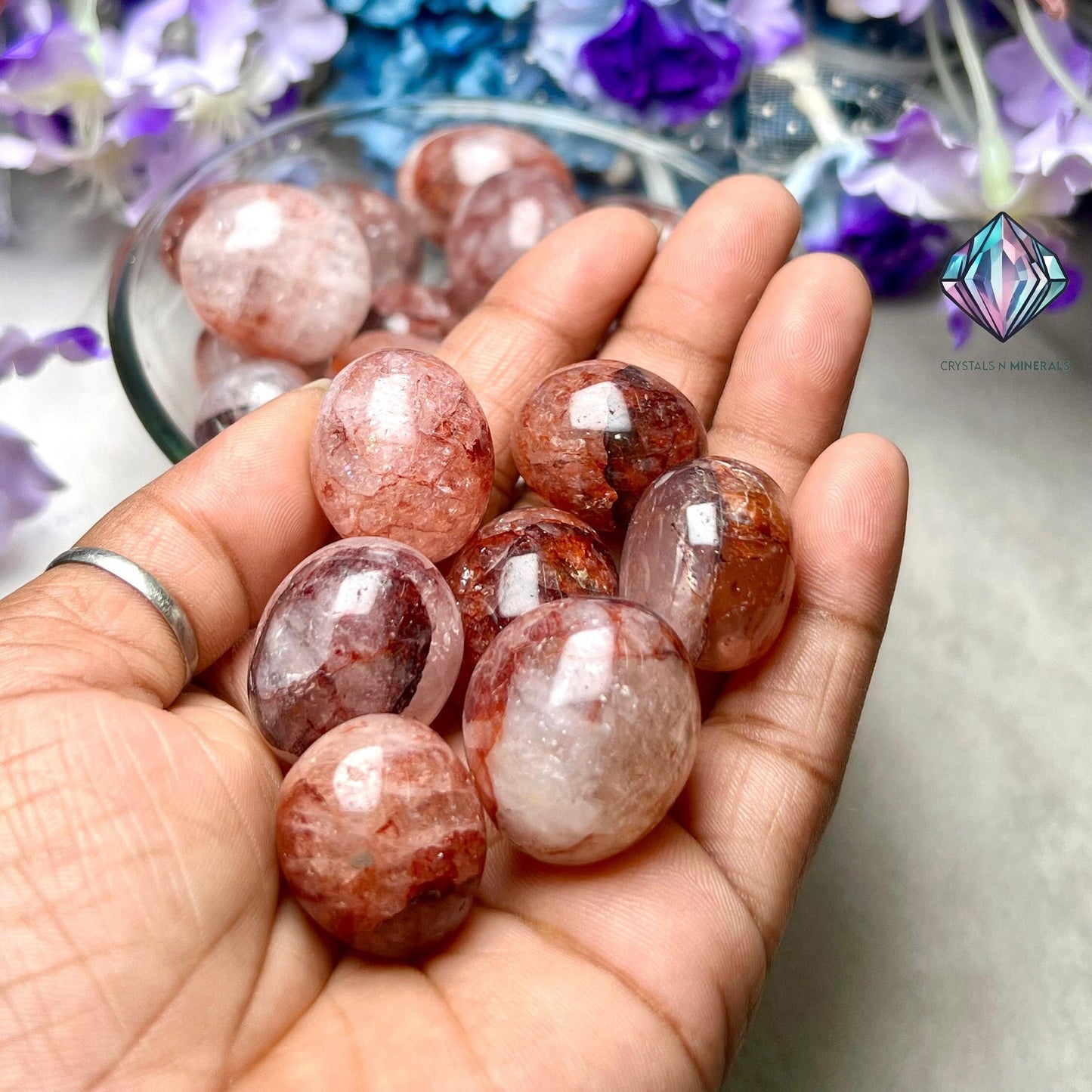 Lithium Quartz Stone Tumbled Stone - Spiritual Stone -Healing Crystals in pack sizes of 1,3,5, and 10 Pieces Quality AAAAA +++++