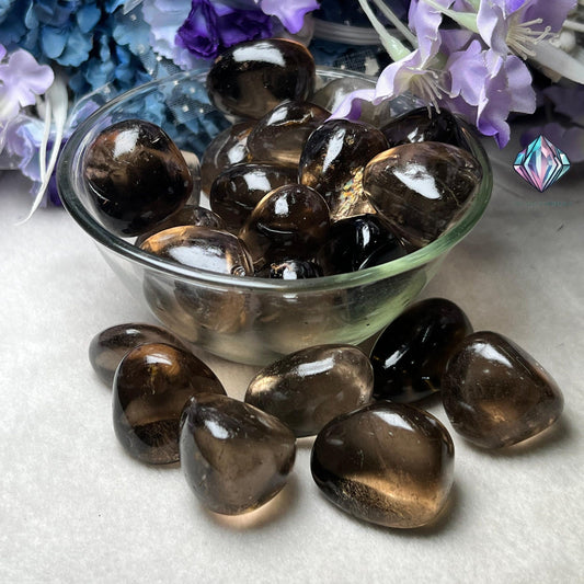 Smoky Quartz Stone Tumbled Stone - Spiritual Stone -Healing Crystals in pack sizes of 1,3,5, and 10 Pieces Quality AAAAA +++++