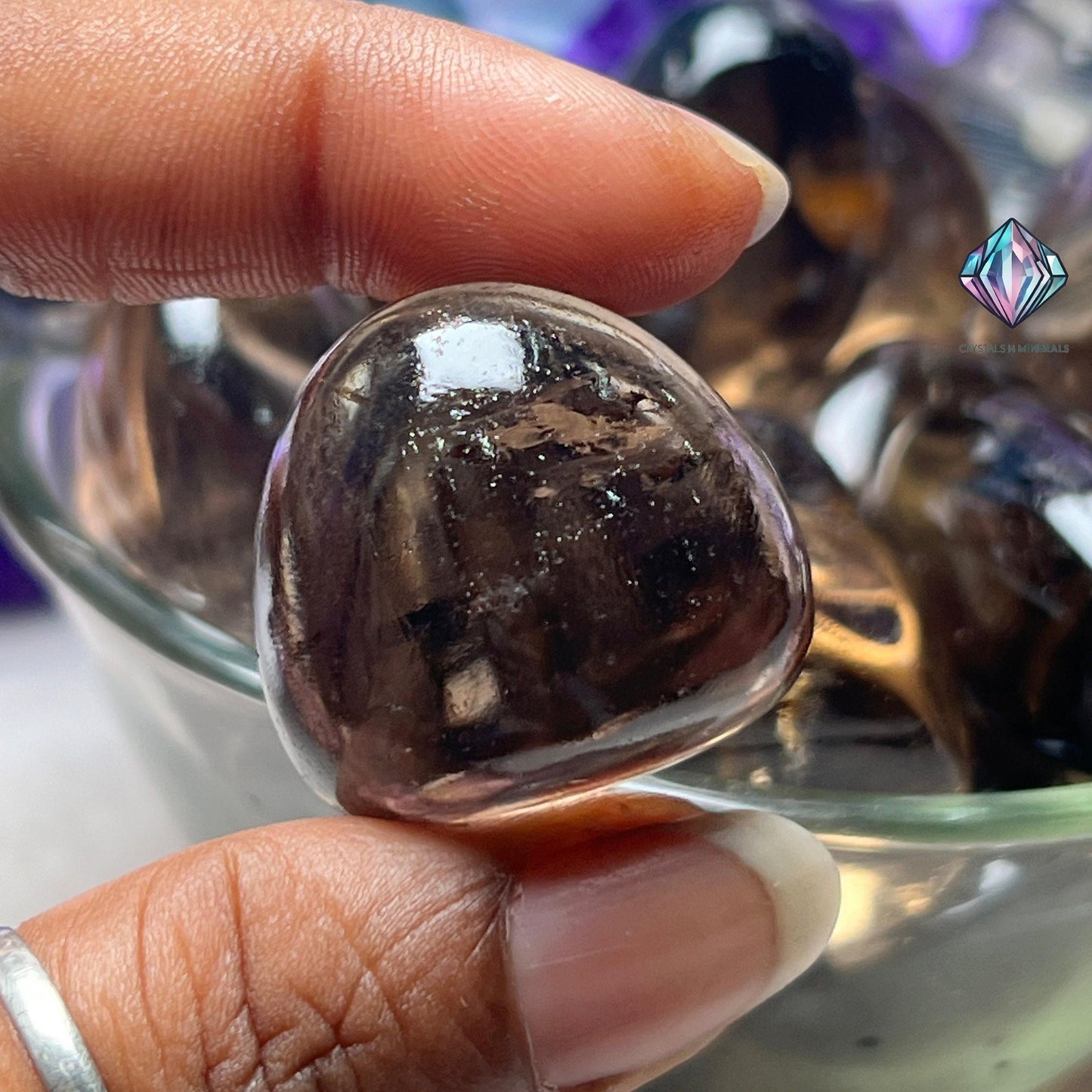 Smoky Quartz Stone Tumbled Stone - Spiritual Stone -Healing Crystals in pack sizes of 1,3,5, and 10 Pieces Quality AAAAA +++++