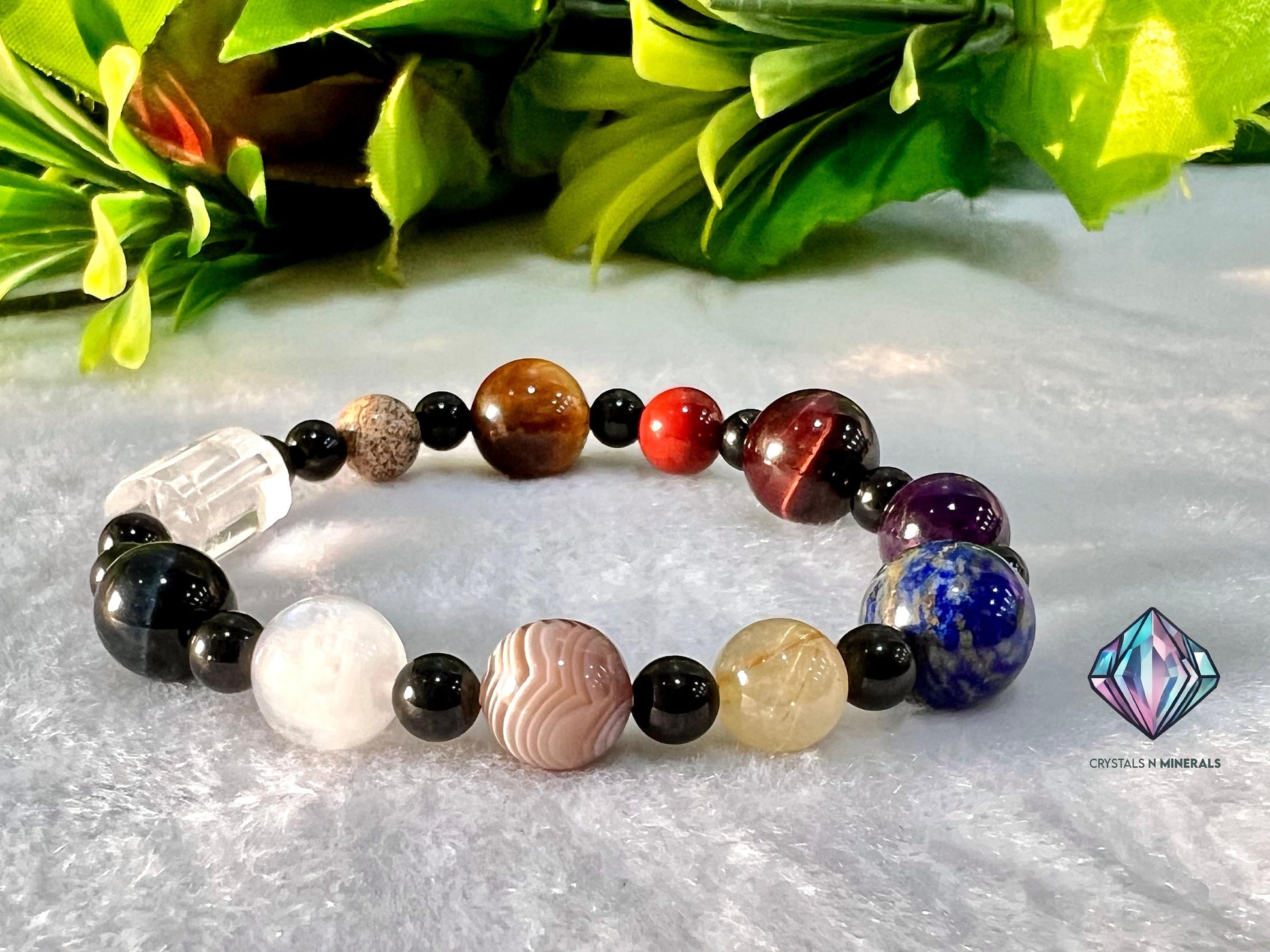 Universal Solar System Stone Bracelet 8mm