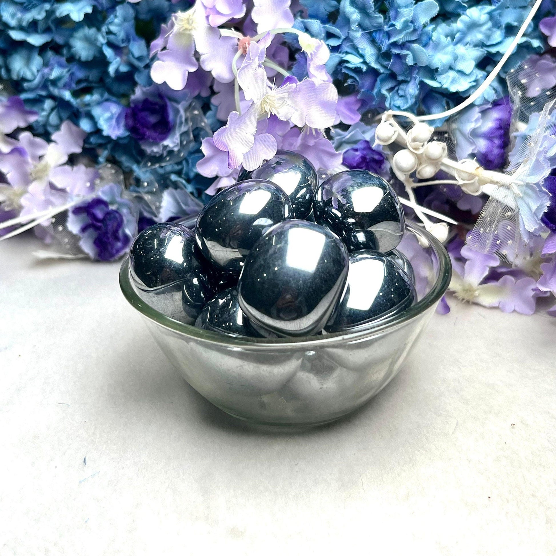 Elite Shungite Stone Tumbled Stone - Spiritual Stone -Healing Crystals in pack sizes of 1,3,5, and 10 Pieces Quality AAAAA +++++