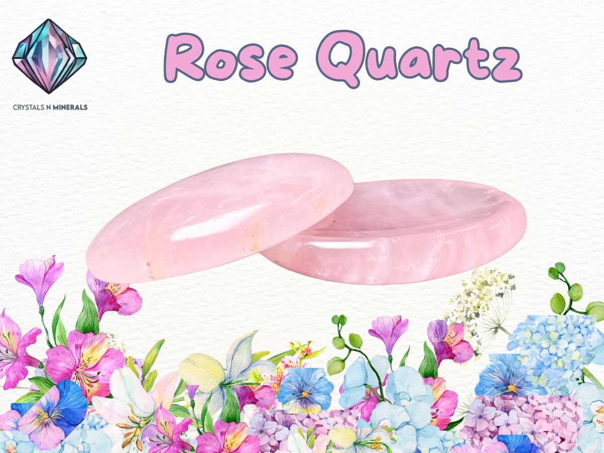 Rose Quartz Stone Worry Stone – Crystal Worry Stone – Pocket Stone – Healing Crystal - 4cmx3cm Thumb Stone One (1) Piece