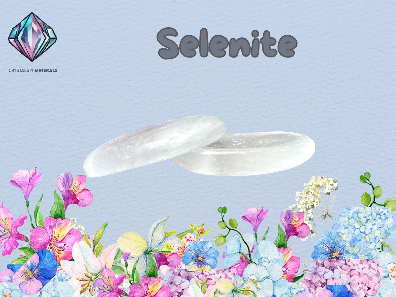 Selenite Stone Worry Stone – Crystal Worry Stone – Pocket Stone – Healing Crystal - 4cmx3cm Thumb Stone One (1) Piece