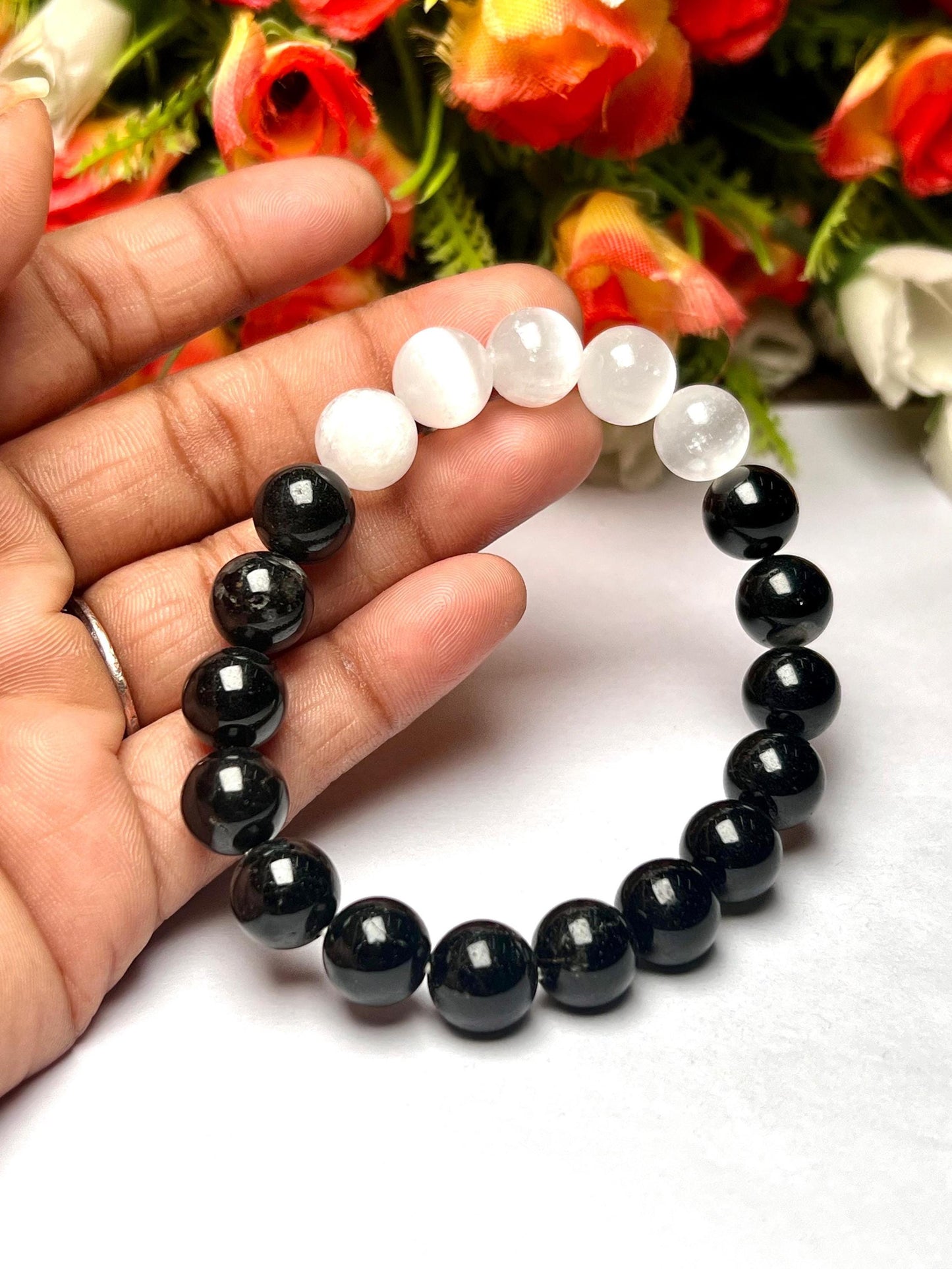 Men's Stress Relief Bracelet | Energy Booster | Jewelry for Men | Relaxation Stones | Emotional Balance | Meditation | Healing Crystals