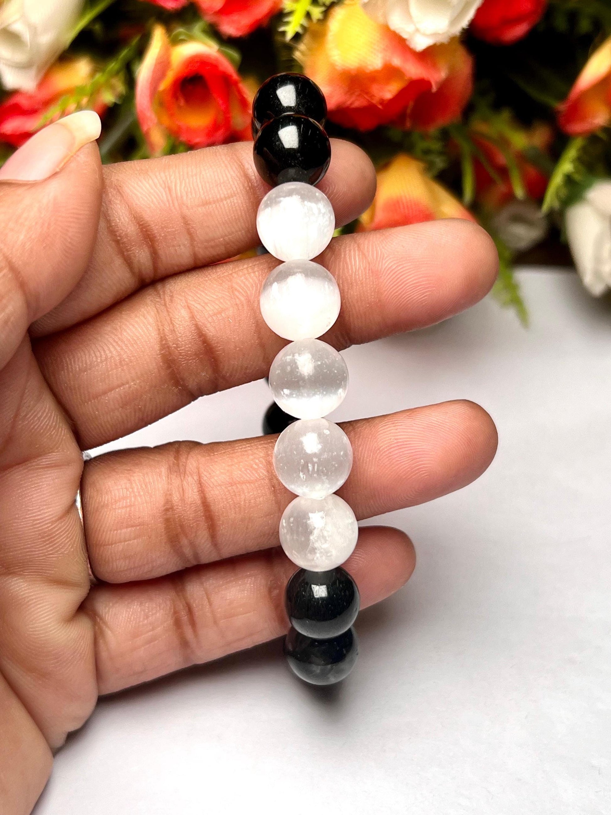 Men's Stress Relief Bracelet | Energy Booster | Jewelry for Men | Relaxation Stones | Emotional Balance | Meditation | Healing Crystals