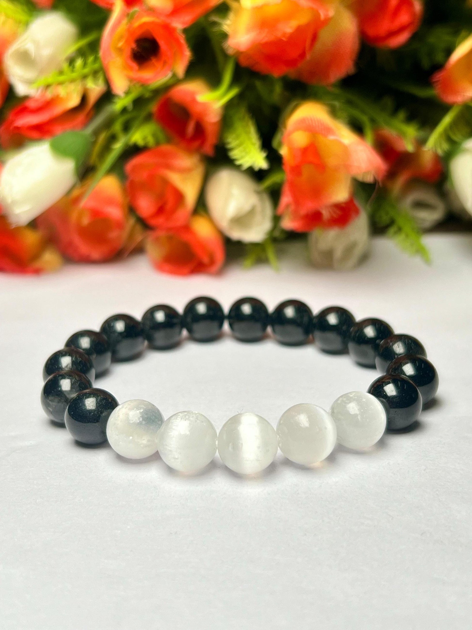 Men's Stress Relief Bracelet | Energy Booster | Jewelry for Men | Relaxation Stones | Emotional Balance | Meditation | Healing Crystals