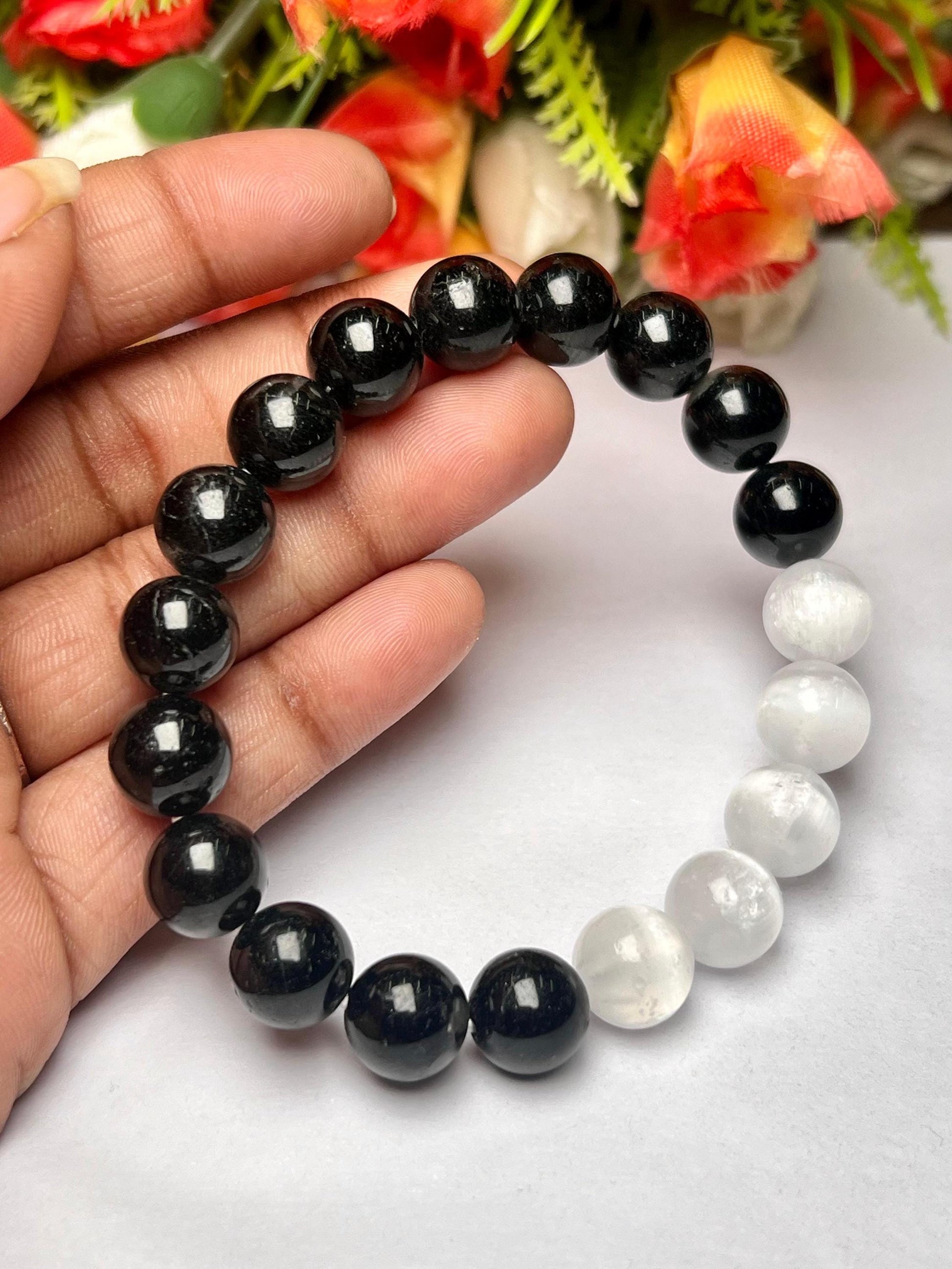 Men's Stress Relief Bracelet | Energy Booster | Jewelry for Men | Relaxation Stones | Emotional Balance | Meditation | Healing Crystals