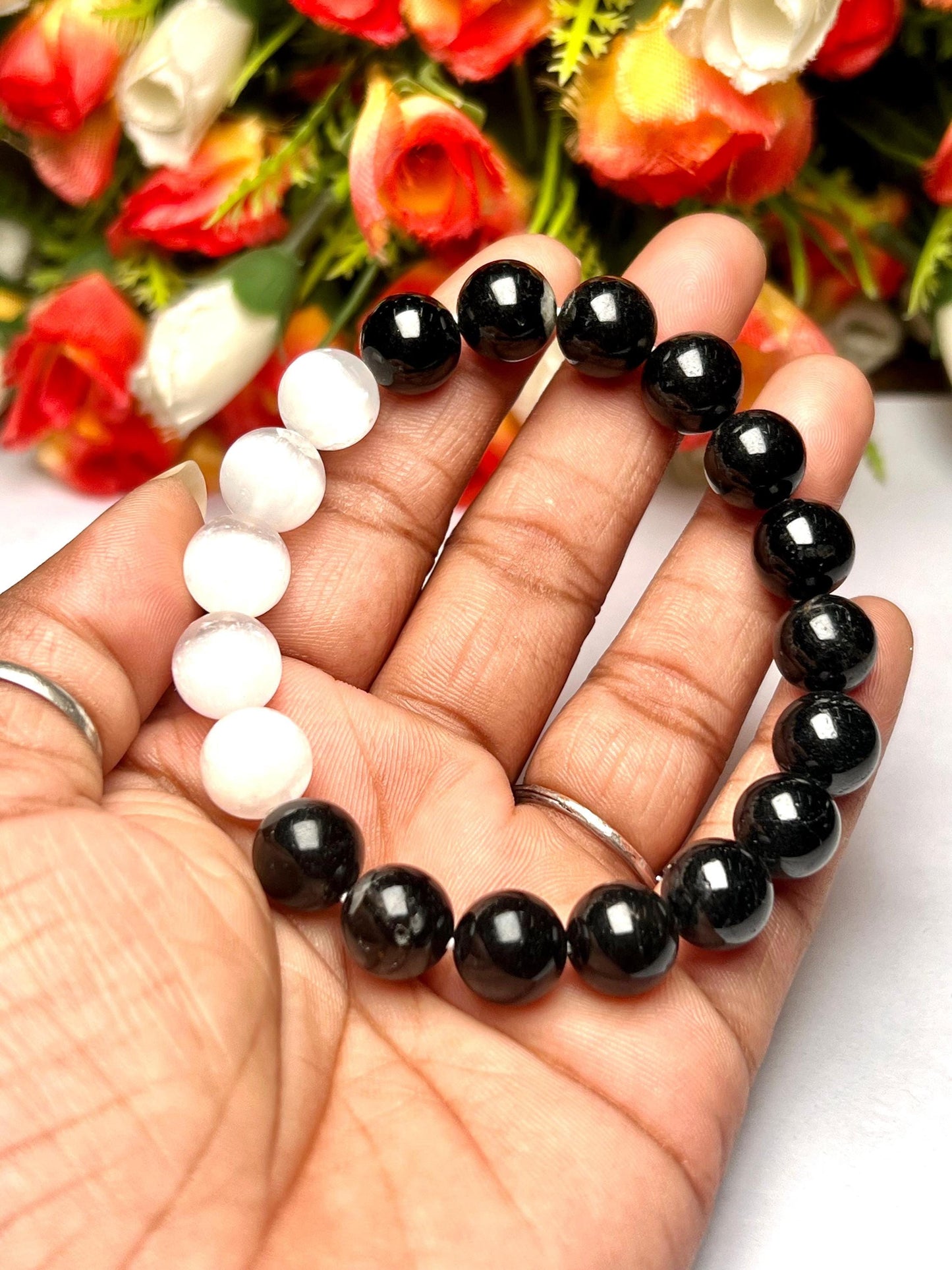 Men's Stress Relief Bracelet | Energy Booster | Jewelry for Men | Relaxation Stones | Emotional Balance | Meditation | Healing Crystals