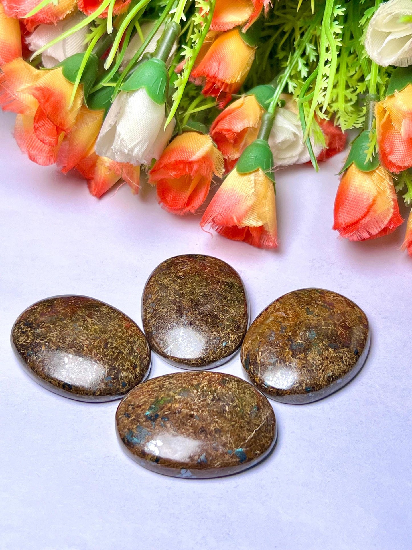 Bronzite Worry Stone – Crystal Worry Stone – Pocket Stone – Healing Crystal - 4.5x3.5cm