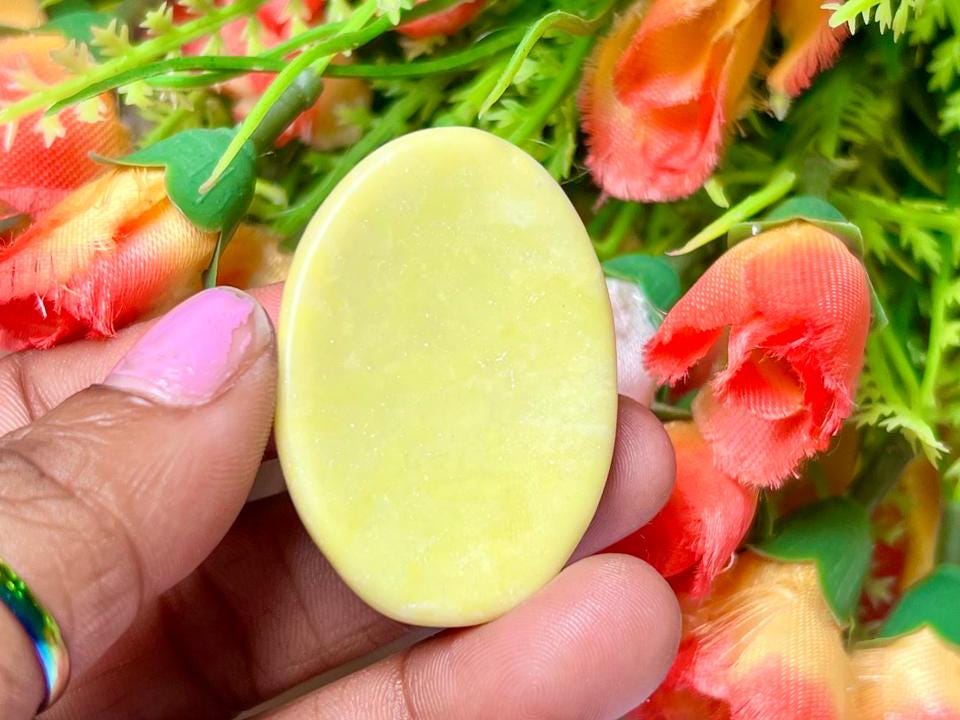 Serpentine Stone Worry Stone – Crystal Worry Stone – Pocket Stone – Healing Crystal - 4cmx3cm Thumb Stone One (1) Piece