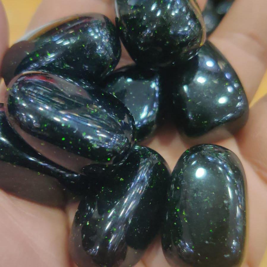 Galaxite Stone Tumbled Stone - Spiritual Stone -Healing Crystals in pack sizes of 1,3,5, and 10 Pieces Quality AAAAA +++++