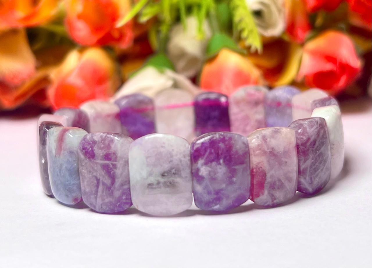 15 MM Unicorn Stone Bracelet l Stretchable Bracelet