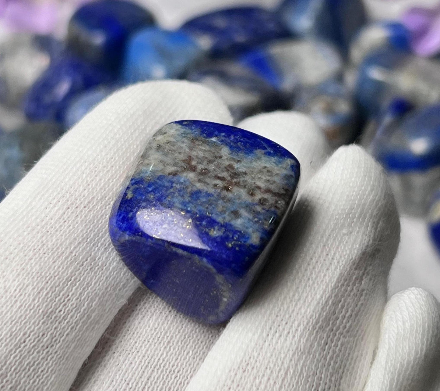 Lapis lazuli Stone Tumbled Stone-Spiritual Stone- Healing Crystals in pack sizes of 1,3,5, and 10 Pieces Quality AAAAA +++++