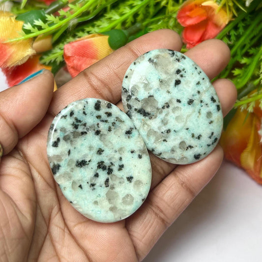 Kiwi Jasper Worry Stone – Crystal Worry Stone – Pocket Stone – Healing Crystal