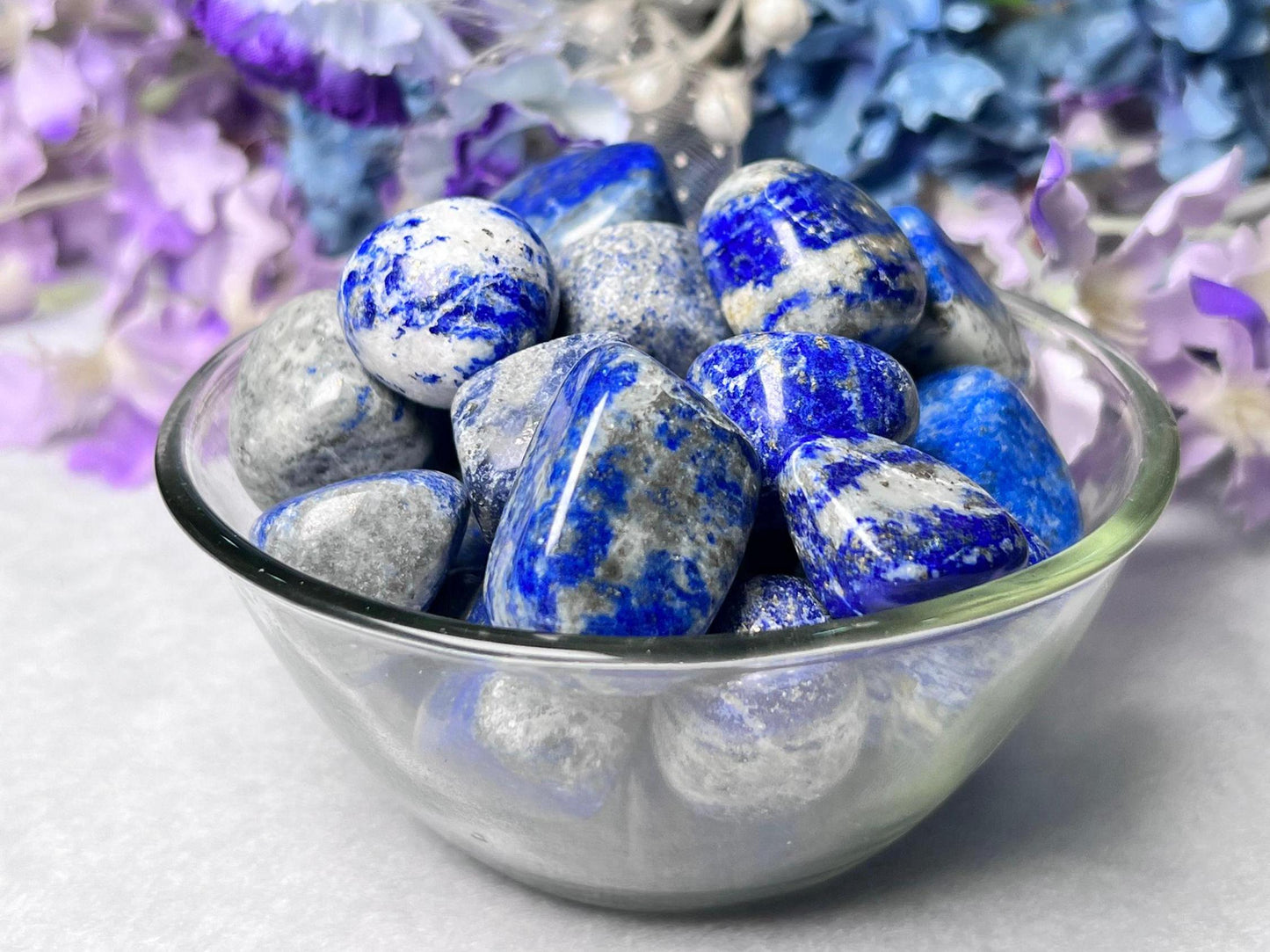 Lapis lazuli Stone Tumbled Stone-Spiritual Stone- Healing Crystals in pack sizes of 1,3,5, and 10 Pieces Quality AAAAA +++++