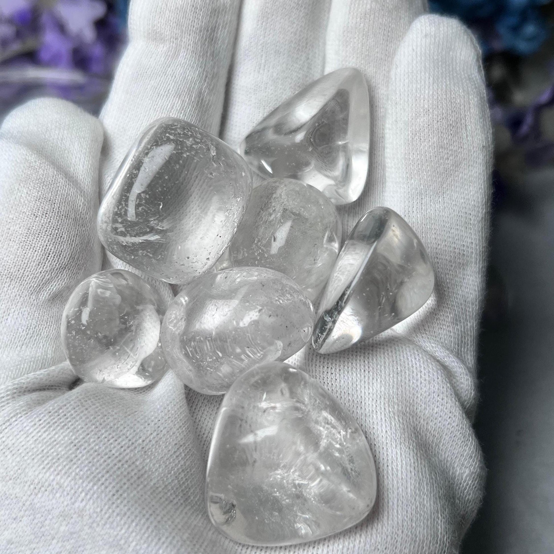 Himalayan Quartz Crystal Tumbled Stone - Spiritual Stone -Healing Crystals in pack sizes of 1,3,5, and 10 Pieces Quality AAAAA +++++