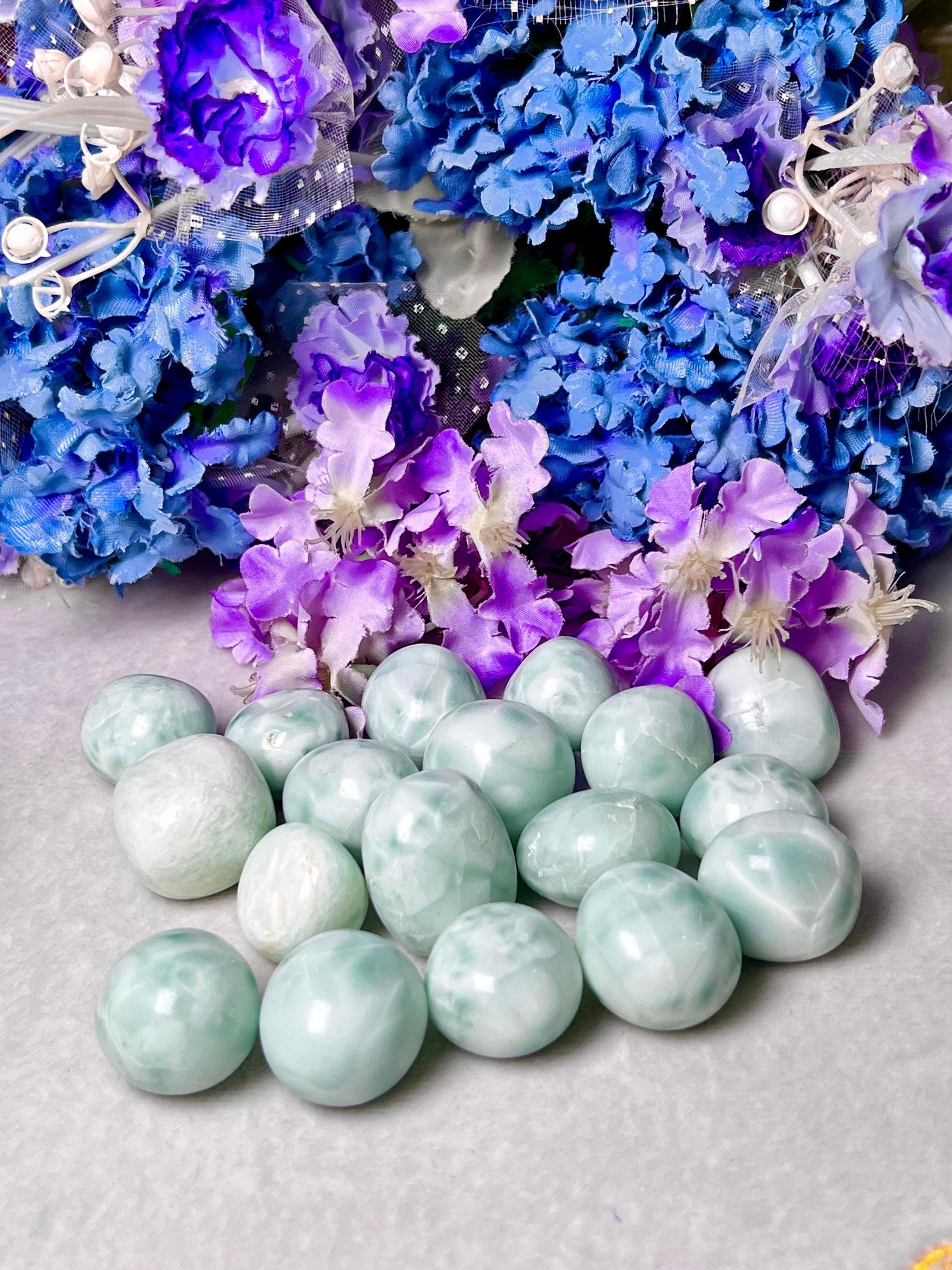 Green Moonstone Tumbled Stone - Spiritual Stone -Healing Crystals in pack sizes of 1,3,5, and 10 Pieces Quality AAAAA +++++