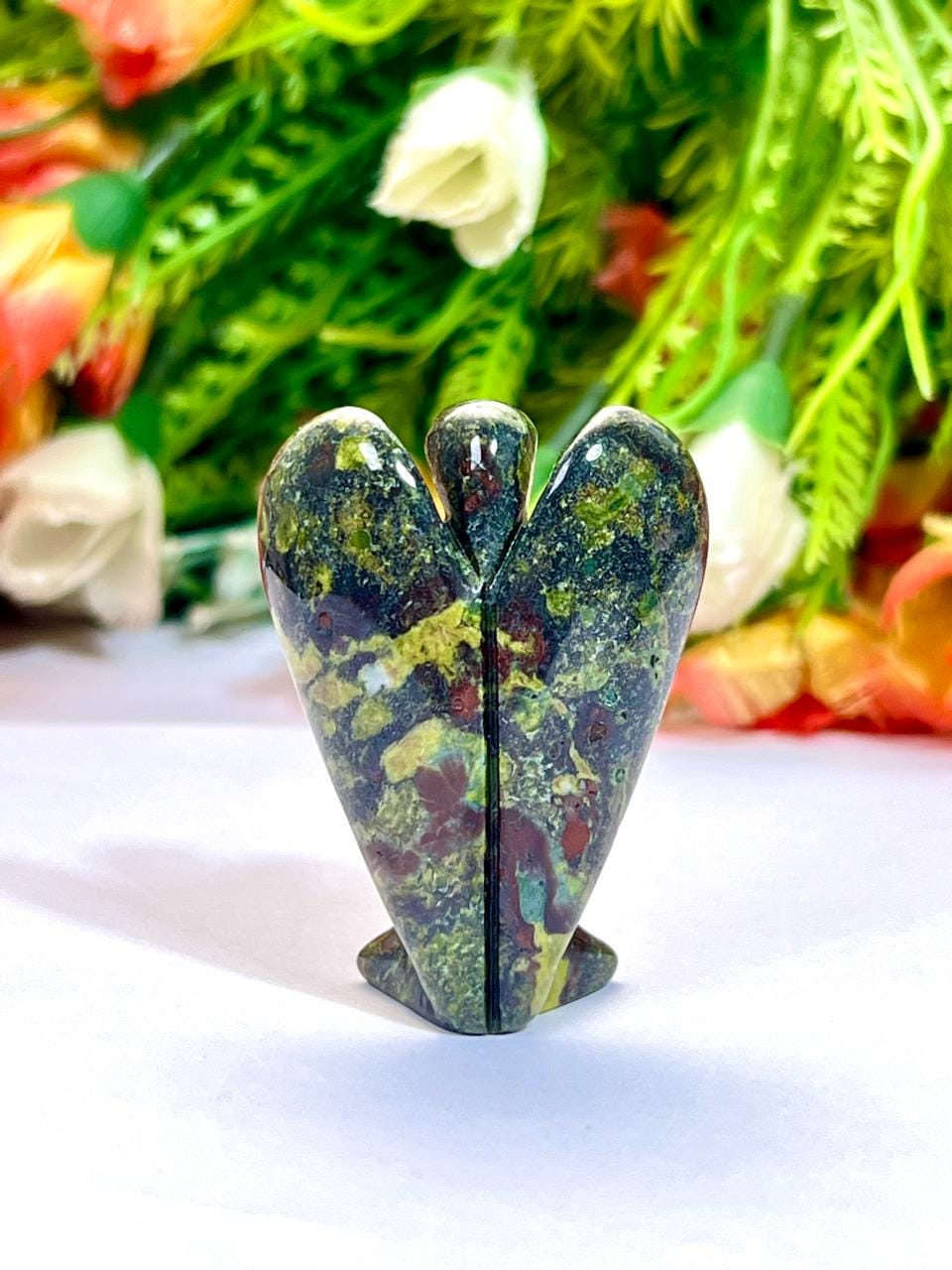 2" Angel Dragon Blood Stone Guardian Angel blessed Angelic connection