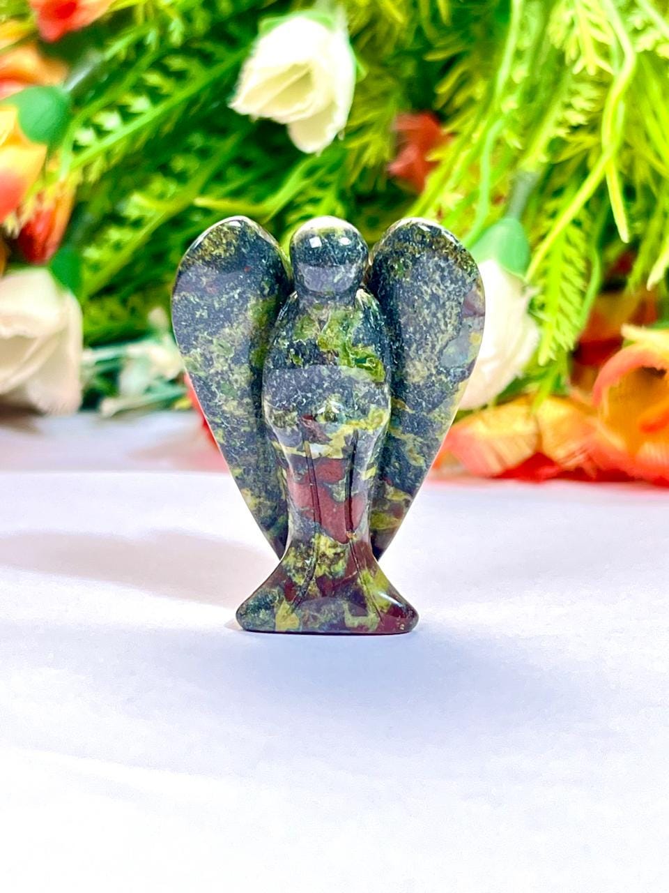 2" Angel Dragon Blood Stone Guardian Angel blessed Angelic connection